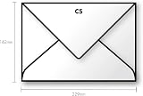 Clairefontaine 5452C Pack of 20 Gummed Envelopes C5 16.2x22.9cm 120gsm Canary view 2
