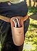 TABOR TOOLS H1 Leather Holster for Pruning Shears, Sturdy Craftsmanship Tool Belt Accessory Sheath, Fits Most Garden Scissors.thumb 2