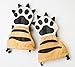 Veyo Mittyz - Tiger Paw Waterproof and Warm Easy On Winter Kids Mittens
