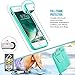 iPhone 6 Wallet Case, ZVE Wallet Phone Case iPhone 6s Case with Credit Card Holder and ID Card Slot, Screen Protector iPhone 6s Card Case for Apple iPhone 6/6s (4.7inch) Mint Green
