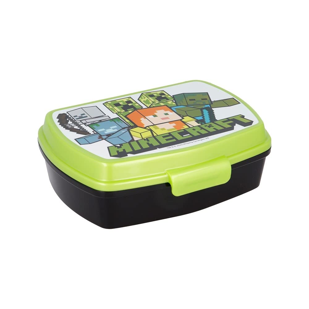 Minecraft Sandwich Lunch Snack Box Kids Children School