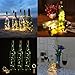 Bottle Cork Lights Battery Powered 20 LED Wine Bottle String Lights - Fits All Bottle and Create Romantic Atmosphere-Also Works As a Night Light or Mood Light(6 Pack)