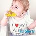 Lil Shirts I Love My Aunt and Uncle Baby Bodysuit (0-3 Months)