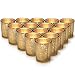Granrosi Gold Mercury Votive Candle Holder Set of 15 - Made of Mercury Glass with A Speckled Gold Finish - Adds The Perfect Ambience to Your Wedding Decorations Or Home Decor primary