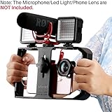 ULANZI U Rig Pro Smartphone Video Rig, Filmmaking Case, Phone Video Stabilizer Grip Tripod Mount for Videomaker Film-Maker Video-grapher for iPhone X 8 Plus Samsung