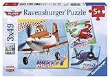Ravensburger Disney Planes: Dusty and Friends 3 x 49-Piece Jigsaw Puzzle for Kids – Every Piece is Unique, Pieces Fit Together Perfectly