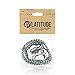 45 Degree Latitude Paracord Single Strap Carabiner Bottle Holder - 40 oz Gray