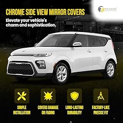 Trim Illusion Chrome Car Side Rear View Mirror