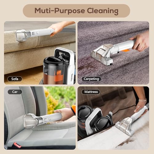 Sealong Washing Vacuum Cleaner Carpet Cleaner Stain Cleaner for Carpets, Sofas, Carpets, Upholstery, Stairs, Cars, 455W
