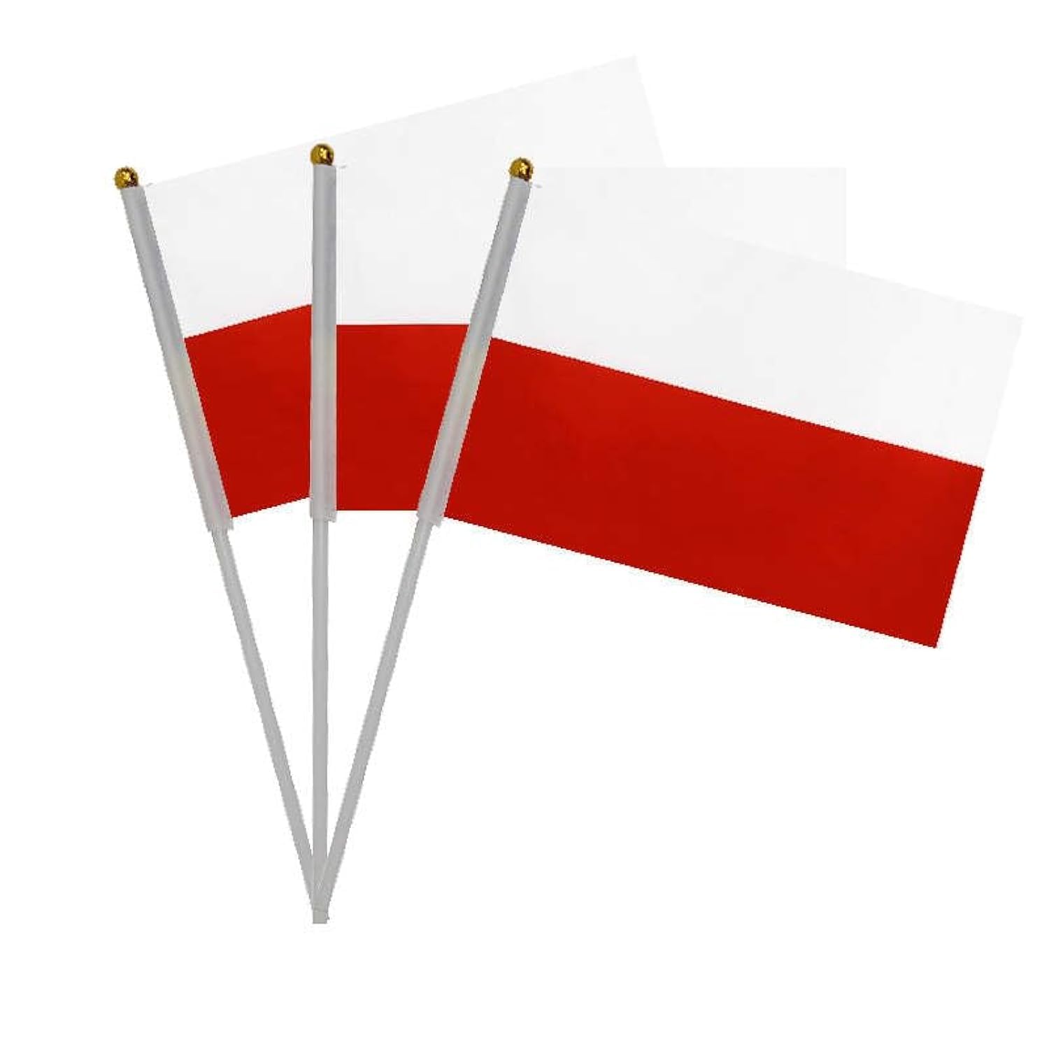 20 Pieces Hand Crank Flags Poland, Poland Mini Portable Flag, Poland Flag, Small Poland Flag, Mini Flag Poland