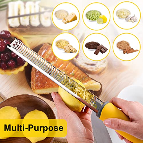 Dulcicasa Classic Zester and Grater Professional Kitchen Lemon Zester