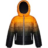 Rokka&Rolla Boys' Heavyweight Puffer Jacket Warm Fleece Lined Winter Coat