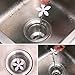 PH Drain Hair Catcher, (10 Pack) Disposable Flower Shower Hair Cleaning Chain, Drain Clog Remover, Tool for Drain Cleaning - Never Clean a Clogged Drain Again (White)