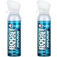 Boost Oxygen Medium Revive Peppermint Aroma 5L Canister | Respiratory Support for Aerobic Recovery, Altitude, Performance & Health (2 Pack)