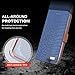 iPhone 8 Plus Case,iPhone 7 Plus Case, WWW [Crocodile Pattern] RFID-Resisting Premium PU Leather Wallet Case Flip Phone Case Cover with Card Slots for iPhone 7 Plus/8 plus  Navy Blue
