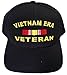Vietnam ERA Veteran Baseball Cap, Black Hat, Trucker MESH Back, Adjustable Embroidered
