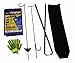 World Outdoor Products Six Piece Campfire Tool Set with Handcrafted, Black Powder Coated, 40″ Steel Tools, Gloves, Tarp and Carry Bag.thumb 3