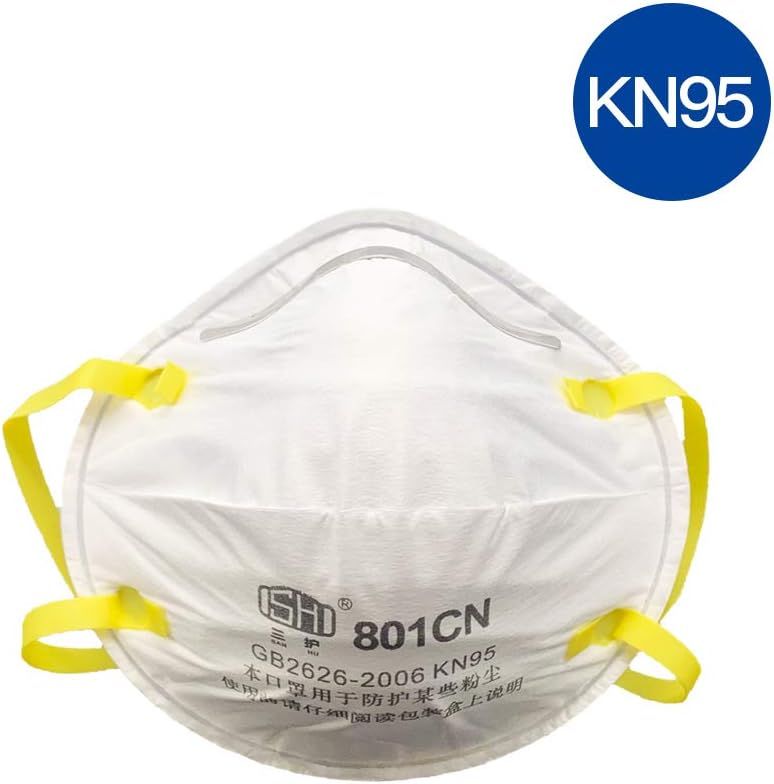 10 Pcs Air Purifying Respiratory Filter, 6 Layer Particulate Respirator with Activated Carbon Dustproof for Pollen Dust Gas Allergy PM 2.5