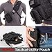 Army Tactical Backpack Molle | Sling Back Pack | Best Military Survival Gear for Men and Women - Range Shoulder Sling Bags - Small One Strap Bag for Hiking - Black