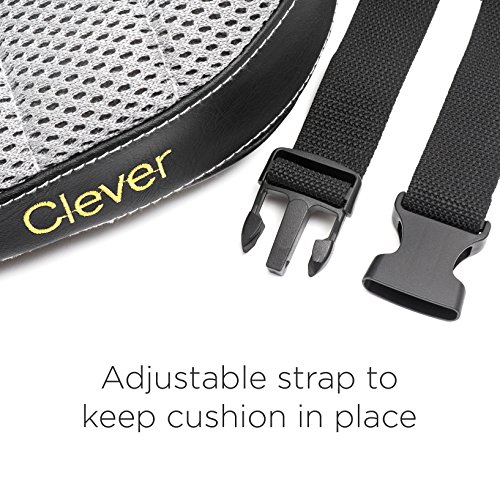 Car Seat Cushion with Strap Thick 3 Inch Auto Wedge Memory Foam