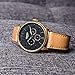 Armitron Men's 20/5217BKGPTN Multi-Function Dial Tan Leather Strap Watch