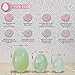 Jade Egg Shop Ideal Yoni Jade Eggs Set – Xiyuan Jade Yoni Love Eggs 3 Pieces with Wooden Gift Box - Yoni Egg Enhance Sensuality & Strengthen Pelvic Floor – Natural Drilled Jade Eggs for Women Yoni
