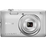 Nikon COOLPIX S3600 20.1 MP Digital Camera with 8x Zoom NIKKOR Lens and 720p HD Video (Silver)(Certified Refurbished)