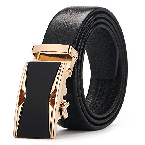 Men's belt, Iztor Genuine Leather belt with Buckle and Enclosed in Gift Box