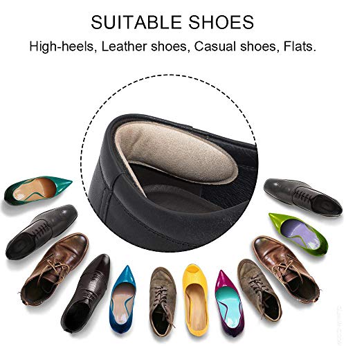 Dr. Foot's Heel Grips Liner Insert for Shoes Too Big, Shoe Inserts Liners for Loose Shoes, Preventing Heel Slipping, Rubbing, Non-Slip (Beige) - Thumbnail 7