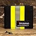 Fully Involved Stitching Firefighter Black Bunker Turnout Gear Bi Fold Captain Wallet