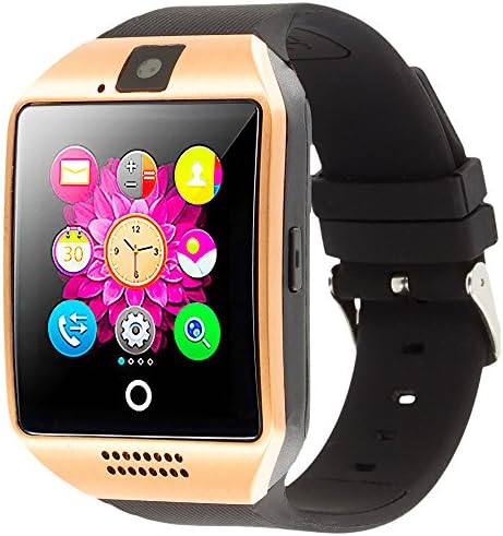 Bluetooth Smart Watch with Camera, Aosmart Q3000 Smartwatch for Android Smartphones (Q3000 - Gold)