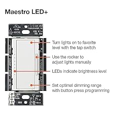 Lutron Maestro LED+ Dimmer Switch for Dimmable
