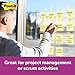 Post-it Super Sticky Notes, 3x3 in, 6 Pads, 2X The Sticking Power, Canary Yellow (654-6SSCY)
