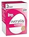Legg's Control Top Support Panty Hose 3 Pair Pack, Suntan, Size - Q