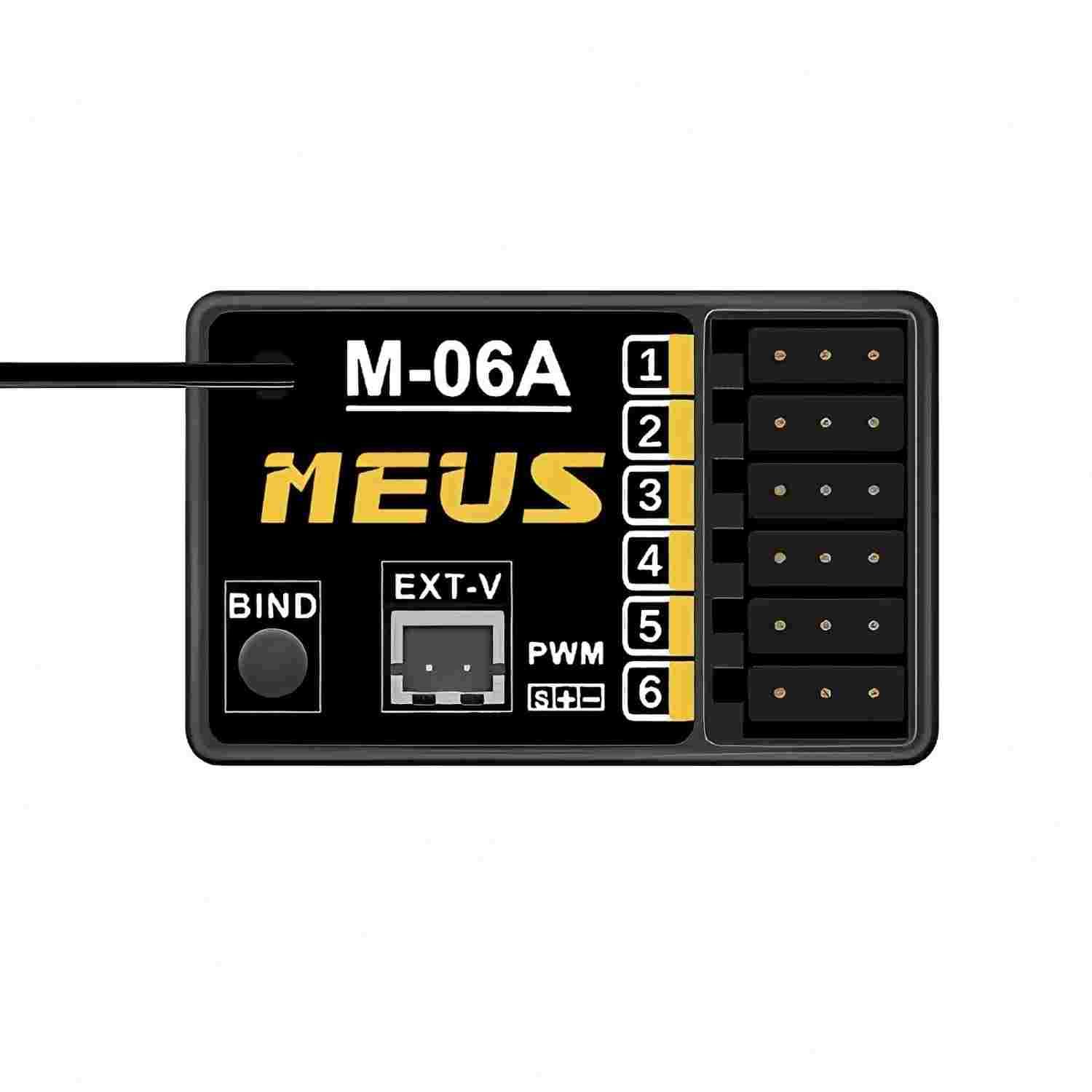 MEUS RACING 2.4GHz RC Receiver M-06A Long Range