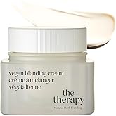 The Face Shop The Therapy Vegan Blending Cream Face Moisturizer - Soothing, Anti-Aging, Anti-Wrinkle, Firming Cream - Refillable - Face Cream Ideal for Sensitive & Dry Skin - Korean Skin Care