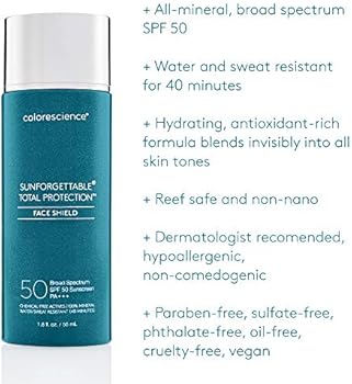 colorescience sunforgettable total protection face shield spf 50