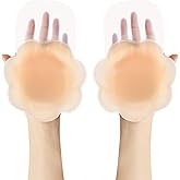 Dealswin Nippleless Covers 5.1inch Silicone Reusable Breast Lift Pasties for A-D Cup