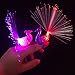 Cade Peacock Finger LED Light Ring for Parties Cheering Novelty Toys Gift for Kids, 30 Pcs