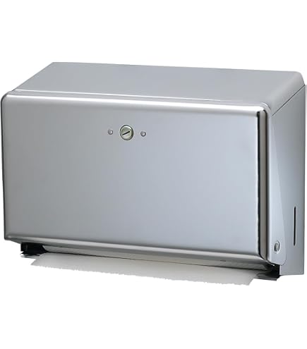 San Jamar T1950XC Mini C-Fold/Multifold Towel Dispenser, Chrome