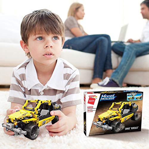 QMAN Speed Racing Car Set Building Blocks Kit Set for Kid 6+ Off Road