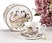 Porcelain Tea Cup and Saucer in Gift Box - Cats