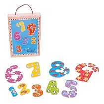 Bigjigs Toys 1-9 Number Puzzles - BJ507