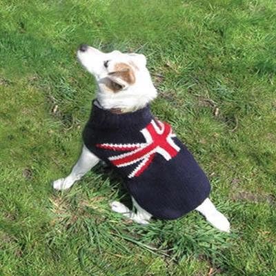 union jack dog coat