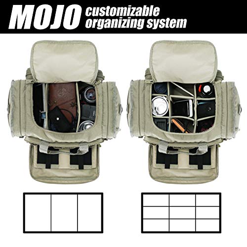 SoarOwl Tactical Gun Range Bag，Pistol Shooting Range Duffle Bag Gun