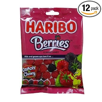 Haribo gummi candy, raspbeeries (042238705135)