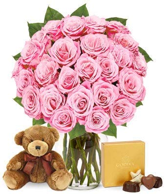 osos flores y chocolates