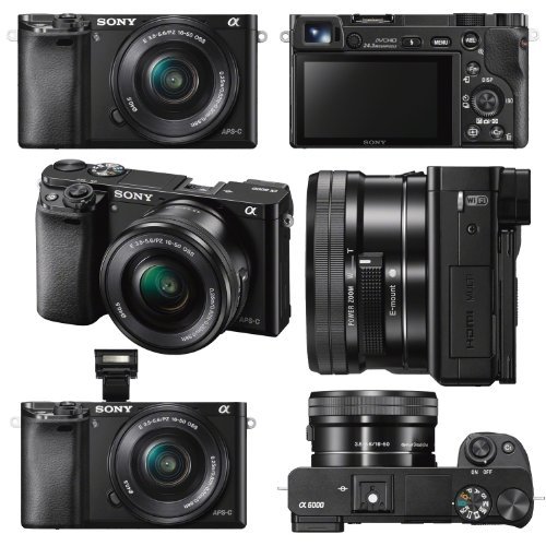 Sony Alpha ILCE6000L/B a6000 Digital Camera with 1650mm Lens Bundle