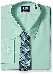 Eagle Studio 1735 Mens Dress Shirt and Tie Combo