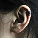 LIZD 4pcs Hollow Stripe Art Earring Cuff Clip-on Ear No Piercing Jewelry for Graceful Women Girl